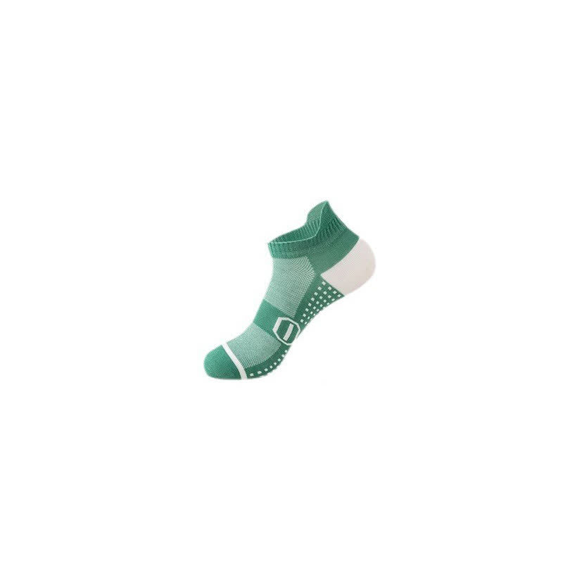 Graphics Print Cotton Sports  Ankle Compression Socks(6 Pairs) - Green - EU39-44(US6-10) - image 11