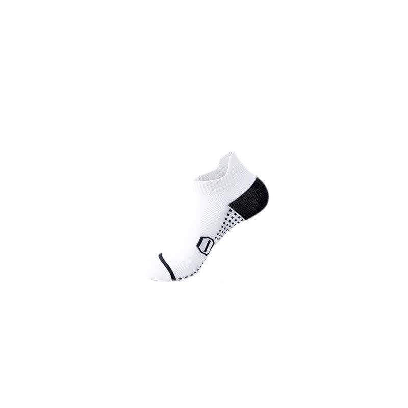 Graphics Print Cotton Sports  Ankle Compression Socks(6 Pairs) - White - EU39-44(US6-10) - image 7