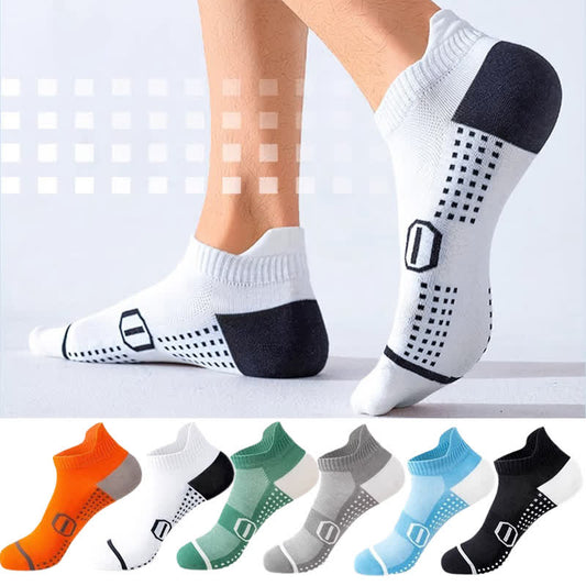 Graphics Print Cotton Sports  Ankle Compression Socks(6 Pairs) - Multicolor - EU39-44(US6-10) - image 0