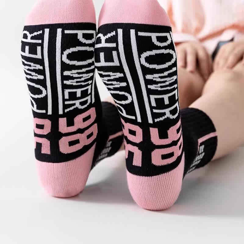 Number Graphics Print Ankle Compression Socks(8 Pairs) - image 17