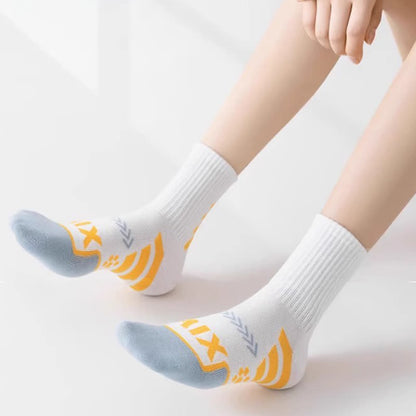Number Graphics Print Ankle Compression Socks(8 Pairs) - image 7