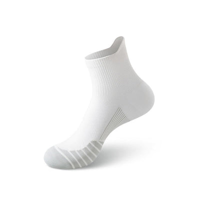 Quick-drying Thin Running Ankle Compression Socks(5 Pairs) - White - EU39-44(US6-10) - image 10