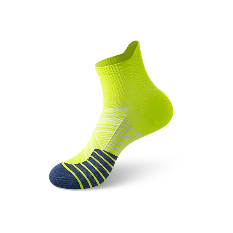 Quick-drying Thin Running Ankle Compression Socks(5 Pairs) - Green - EU39-44(US6-10) - image 9