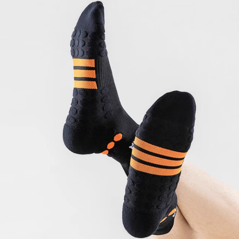 Cotton Non-slip Sports Ankle Compression Socks(4 Pairs) - image 10