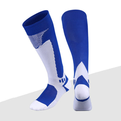 Soccer Sports Compression Knee High Socks(6 Pairs) - Blue - EU38-45(US5-11) - image 5