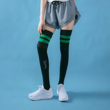 Fitness Compression Thigh High Socks(2 Pairs)