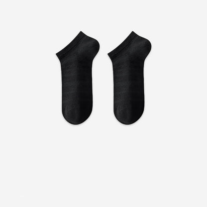 Modal Mesh Breathable Ankle Socks(6 Pairs) - Black - EU35-40(US3-7) - image 14