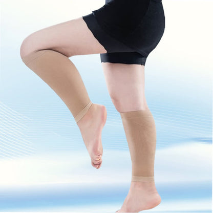 Plus Size Medical Compression Calf Socks(30-40mmhg) - Nude - 5XL - image 4