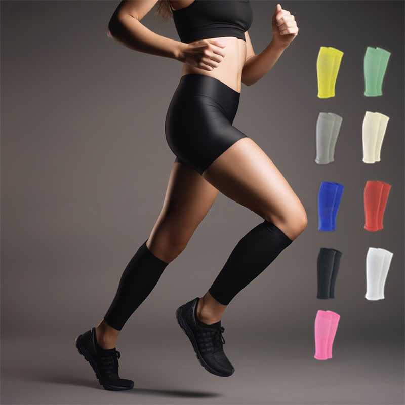 Plus Size Solid Color Calf Compression Sleeves - image 1