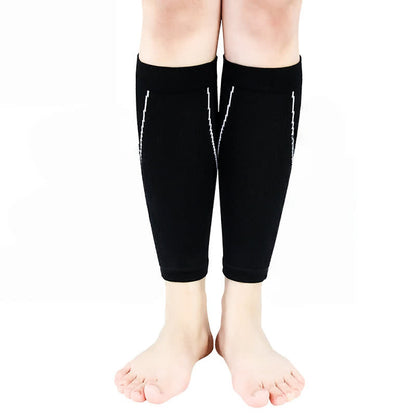 Contrast Stripe Compression Calf Sleeves - image 4