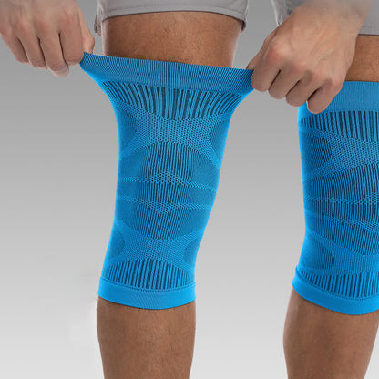 Knitted Breathable High Elastic Sports Knee Sleeves - image 1
