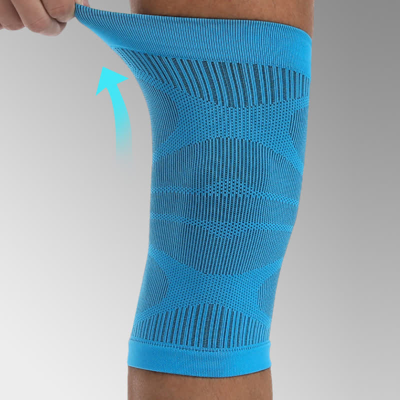 Knitted Breathable High Elastic Sports Knee Sleeves - image 4