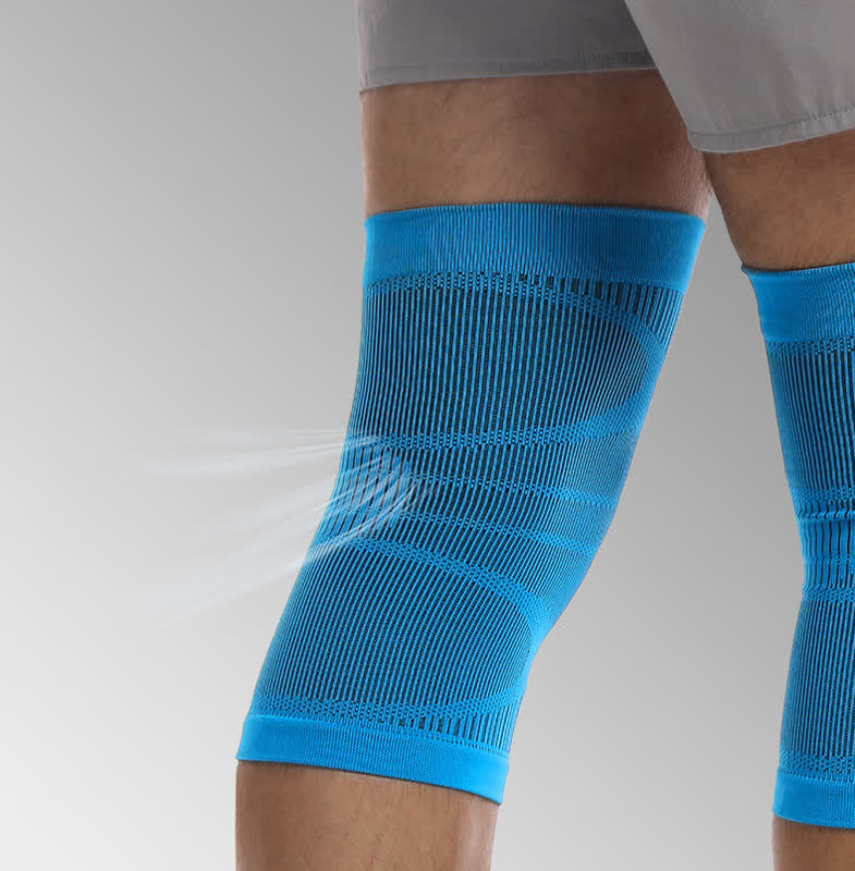 Knitted Breathable High Elastic Sports Knee Sleeves - image 3