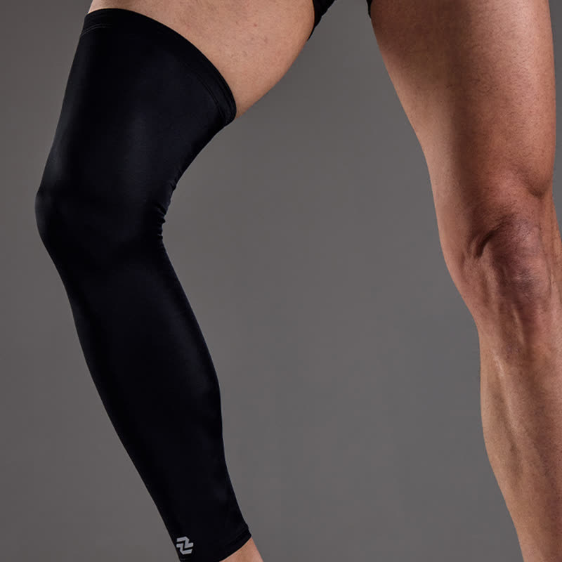 Lightweight Breathable Sports Compression Leg Sleeves - image 2
