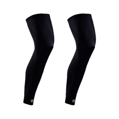 Lightweight Breathable Sports Compression Leg Sleeves - Black - XL - image 8