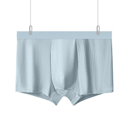 High Elastic Men's High-waisted Boxer Briefs(3 Packs) - Blue - 10XL - image 9