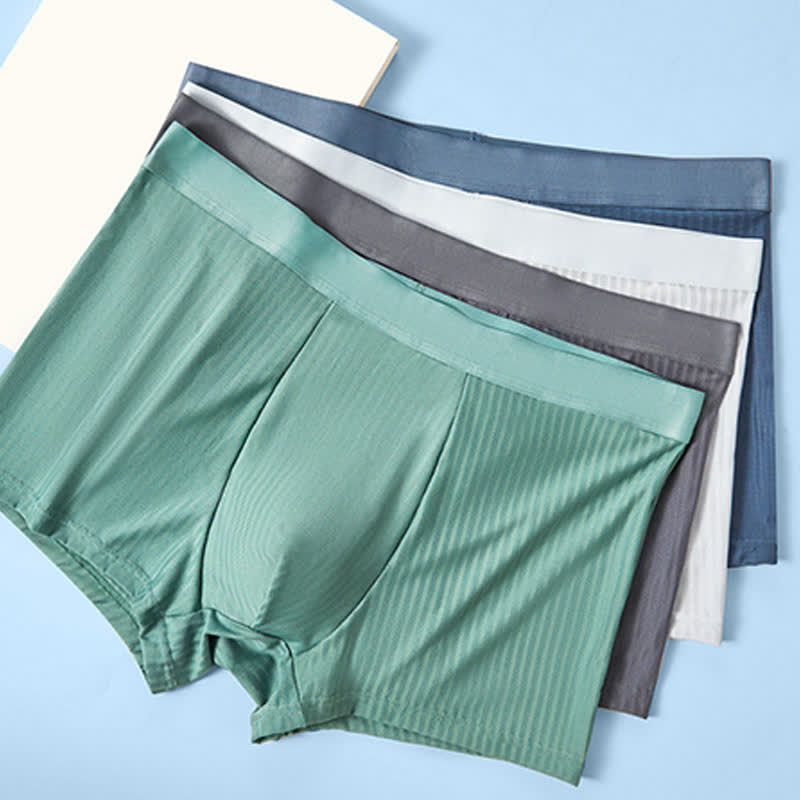 High Elastic Men's High-waisted Boxer Briefs(3 Packs) - image 1