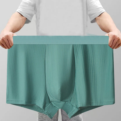 High Elastic Men's High-waisted Boxer Briefs(3 Packs) - image 3