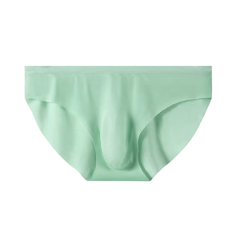 Men's Seamless Breathable Briefs(5 Packs) - Green - 3XL - image 7