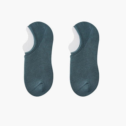 Plus Size Solid Color Stretch No Show Socks(8 Pairs)