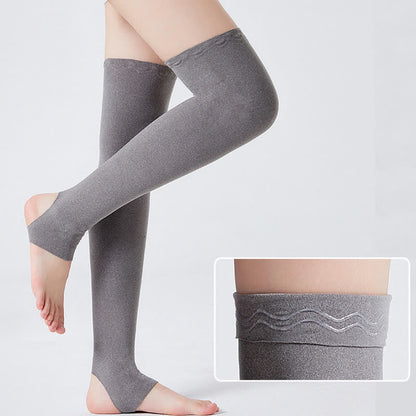 Stirrup Compression Thigh Sleeves - Grey - XL - image 2