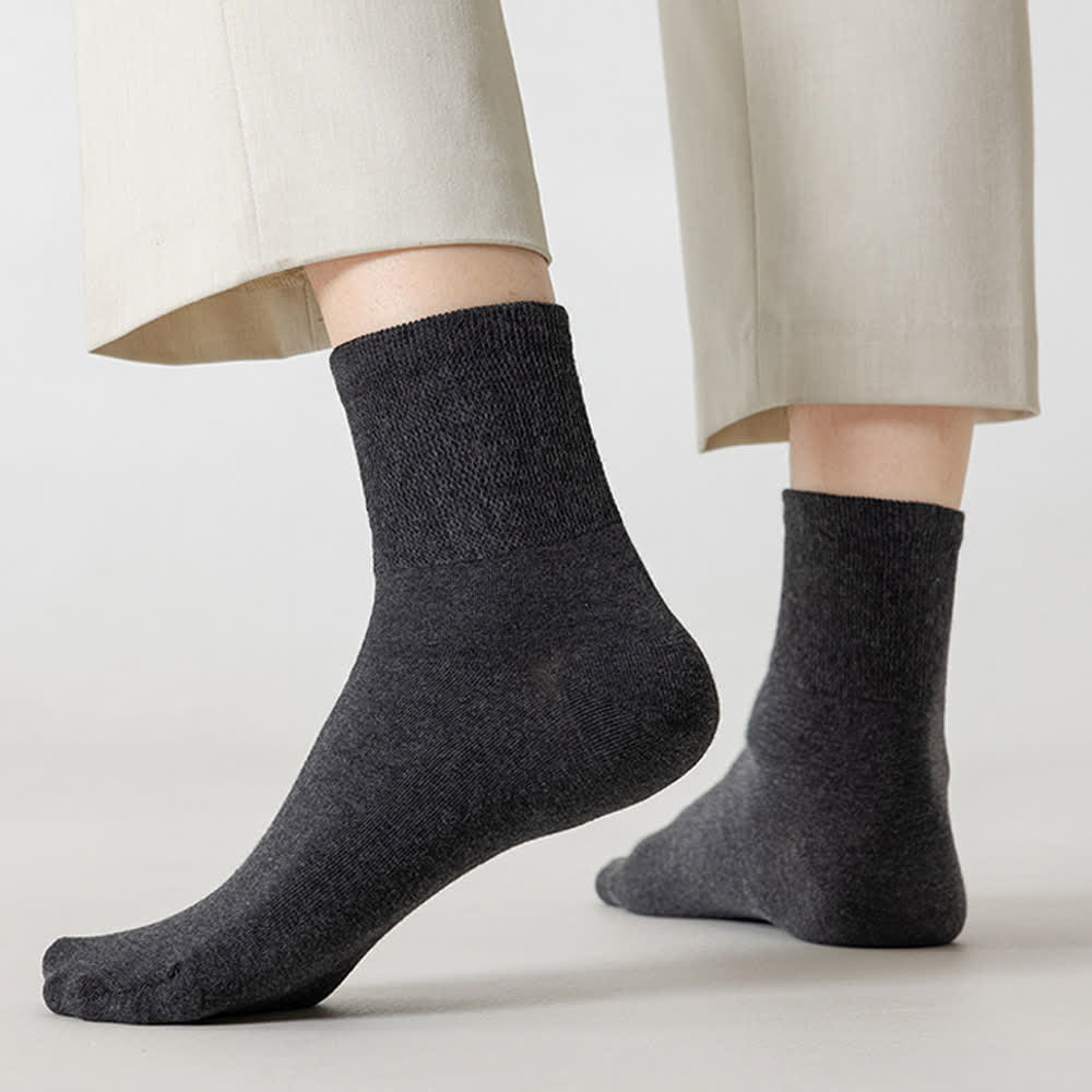 Plus Size Stretch Cotton Quarter Socks(8 Pairs)