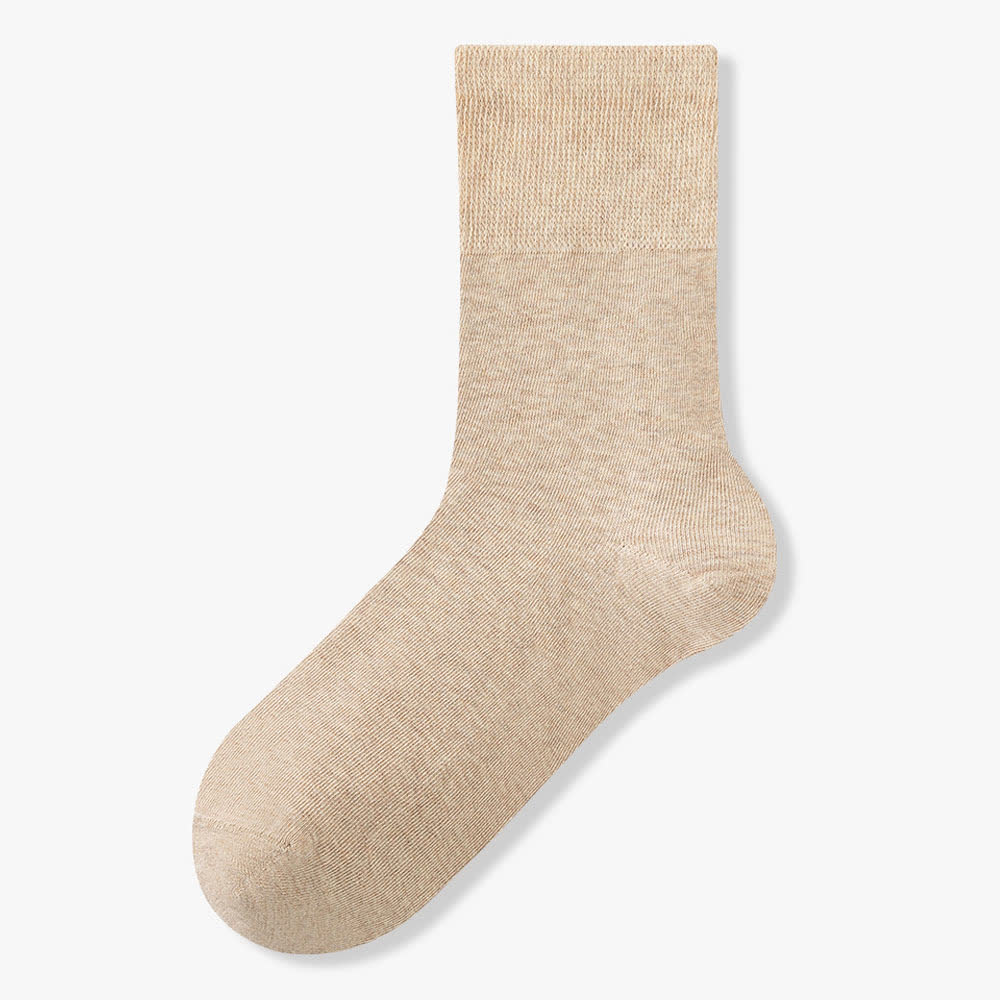 Stretch Cotton Quarter Socks(8 Pairs) - Beige - EU37-45(US4-11) - image 10