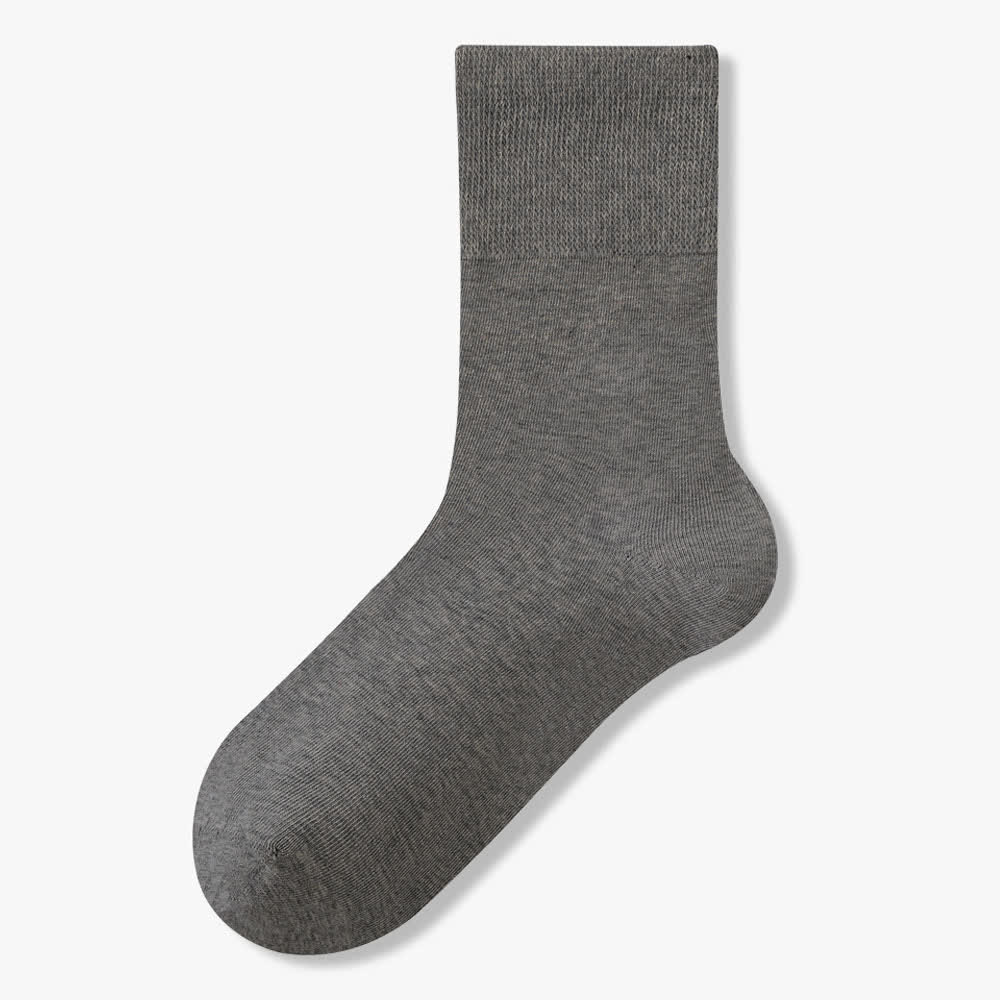Stretch Cotton Quarter Socks(8 Pairs) - Grey - EU37-45(US4-11) - image 20