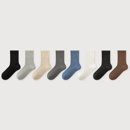 Plus Size Stretch Cotton Quarter Socks(8 Pairs)