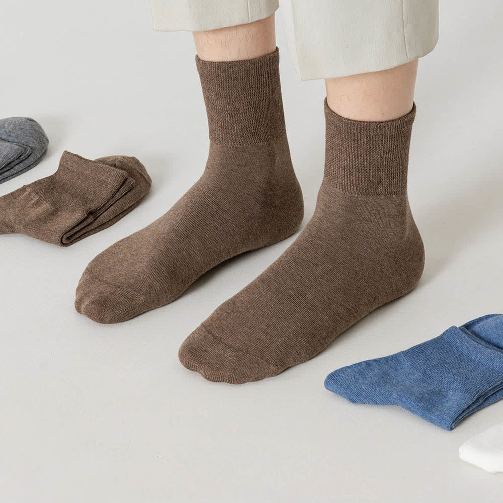 Plus Size Stretch Cotton Quarter Socks(8 Pairs)