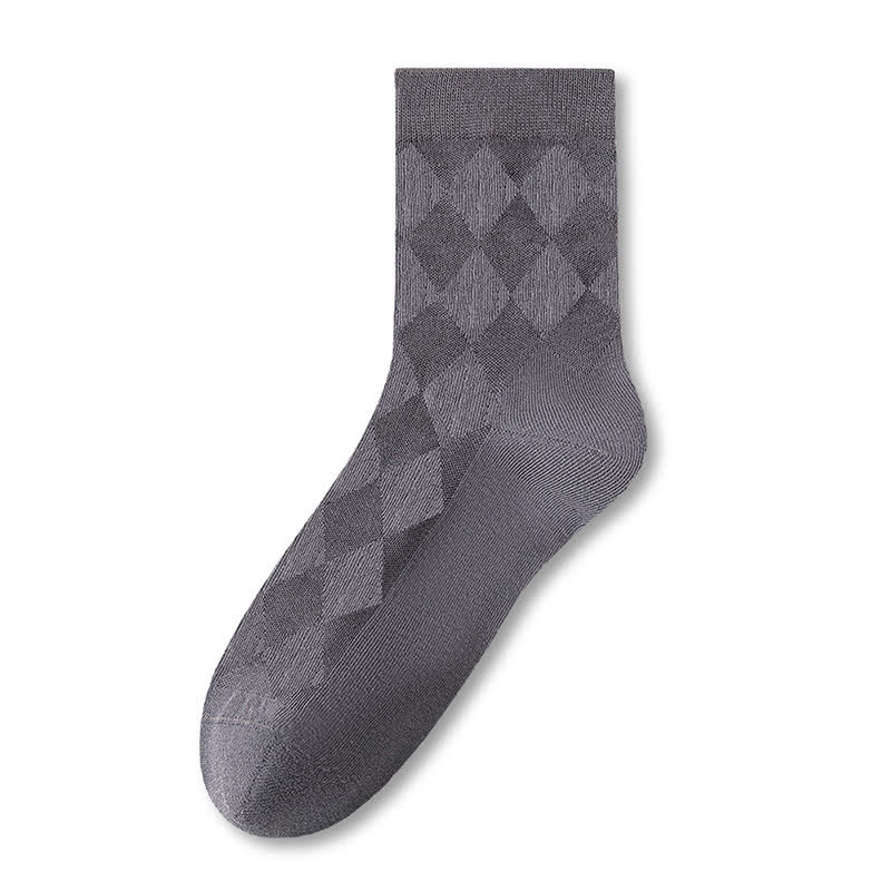 Pure Cotton Mesh Breathable Quarter Socks(7 Pairs) - Dark Grey - EU40-44(US7-10) - image 4