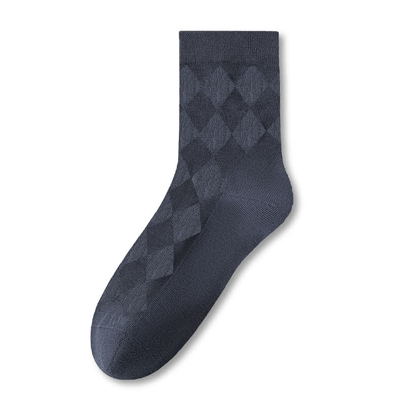 Pure Cotton Mesh Breathable Quarter Socks(7 Pairs) - Navy Blue - EU40-44(US7-10) - image 8