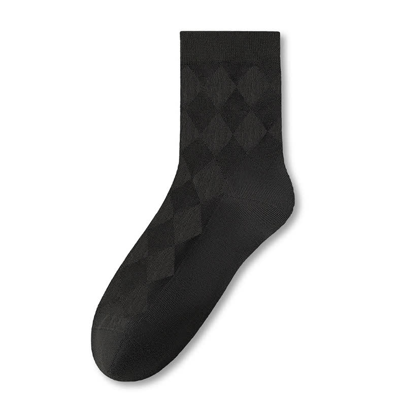 Pure Cotton Mesh Breathable Quarter Socks(7 Pairs) - Black - EU40-44(US7-10) - image 3