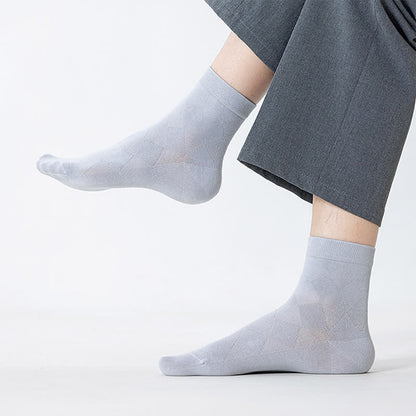 Pure Cotton Mesh Breathable Quarter Socks(7 Pairs) - image 12