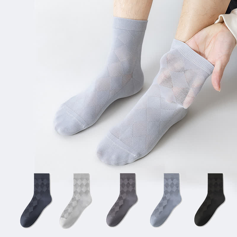Pure Cotton Mesh Breathable Quarter Socks(7 Pairs) - image 0