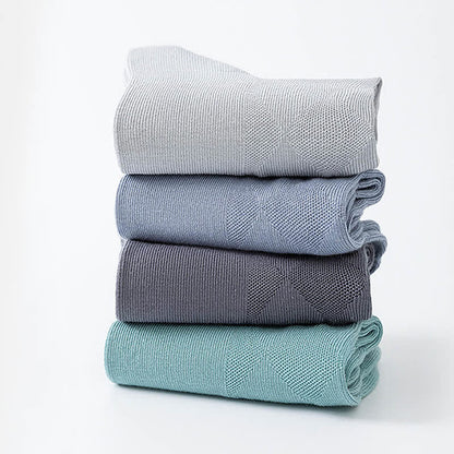 Pure Cotton Mesh Breathable Quarter Socks(7 Pairs) - image 2
