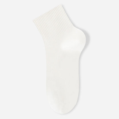 Pure Cotton Mesh Thin Breathable Ankle Socks(7 Pairs) - White - EU40-45(US7-11) - image 3