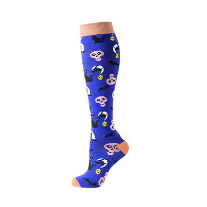Halloween Skull Ghost Series Compression Socks(5 Pairs) - image 1