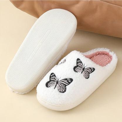 Plus Size Cute Butterfly Print Slippers - image 7