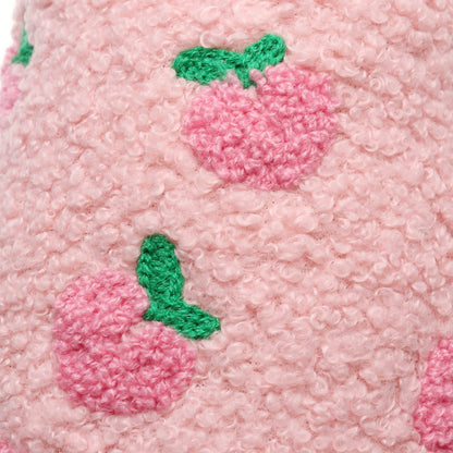Plus Size Peach Plush Slippers - image 11