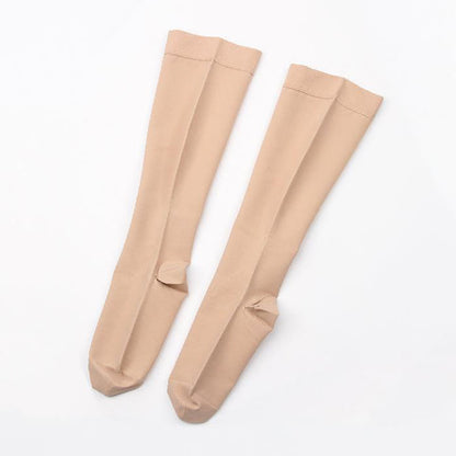 Shaping Compression Knee High Socks(30-40mmhg) - Nude - 2XL - image 4