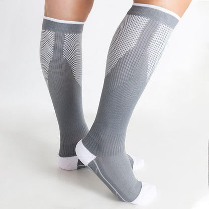 Running Travel Knee High Compression Socks(4 Pairs) - image 4
