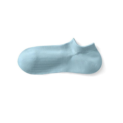 Cotton Sweat-wicking Mesh Breathable No Show Socks(7 Pairs)