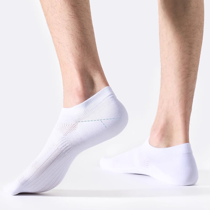 Cotton Sweat-wicking Mesh Breathable No Show Socks(7 Pairs) - image 1