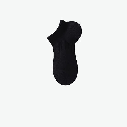 Cotton Solid Color Sports No Show Socks(7 Pairs)