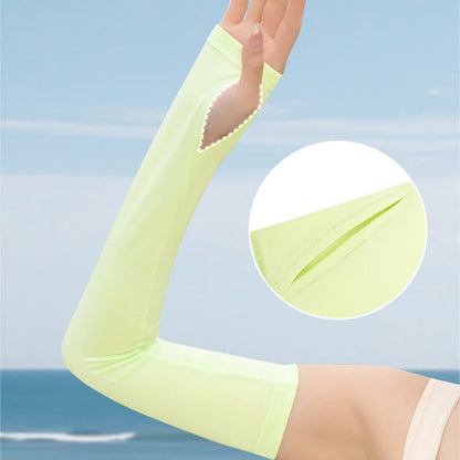 Elastic Breathable Outdoor Sun Protection Arm Sleeves