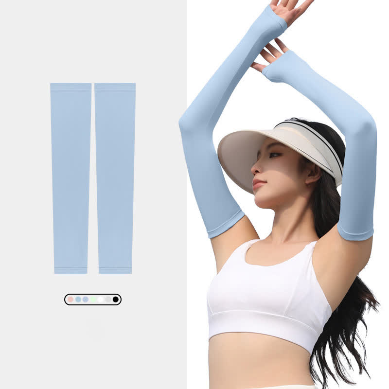 Outdoor Sports Sun Protection Ice Silk Arm Sleeves