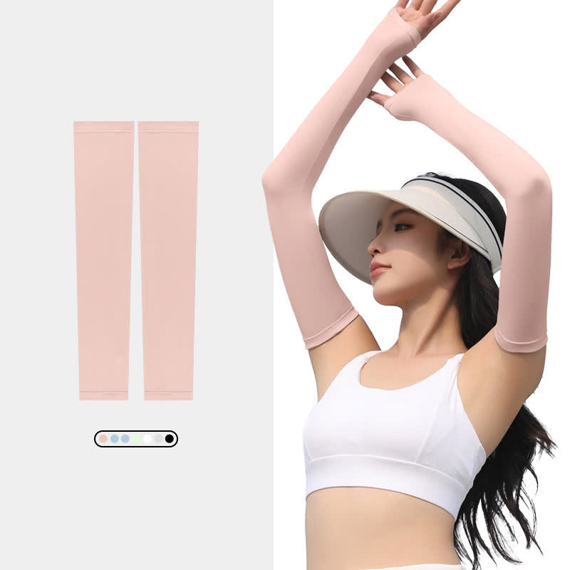 Outdoor Sports Sun Protection Ice Silk Arm Sleeves