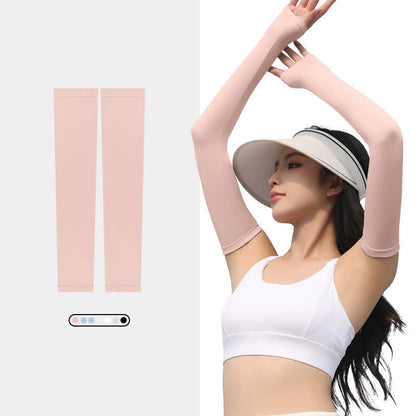 Outdoor Sports Sun Protection Ice Silk Arm Sleeves