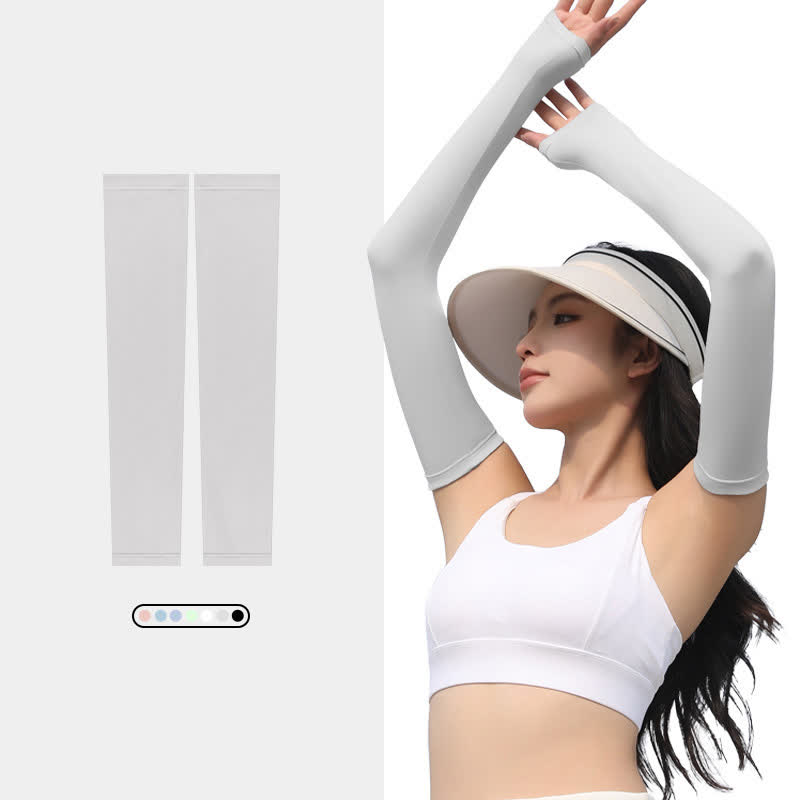 Outdoor Sports Sun Protection Ice Silk Arm Sleeves
